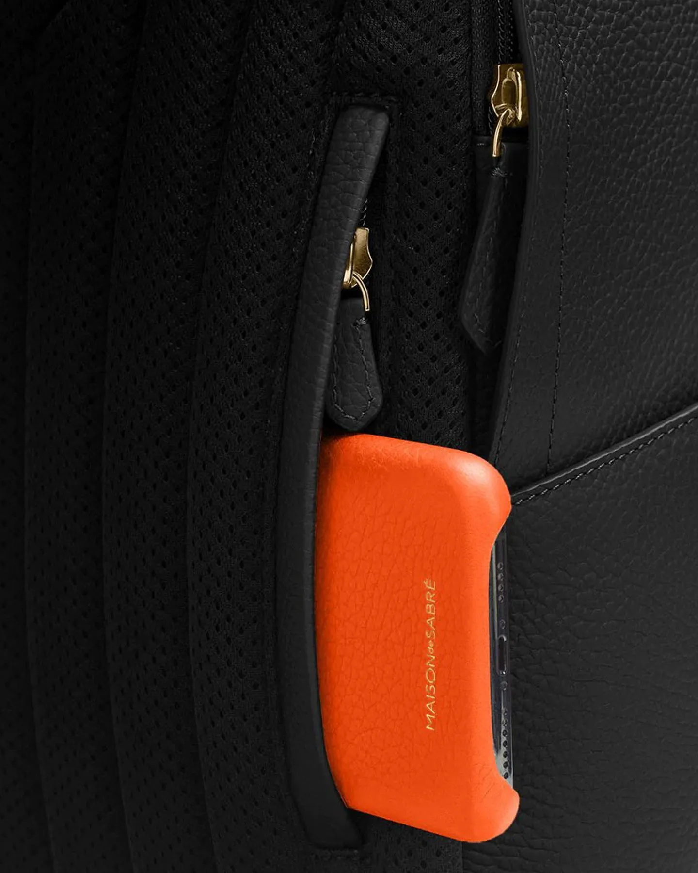 Maison De Sabre The Backpack Black Caviar