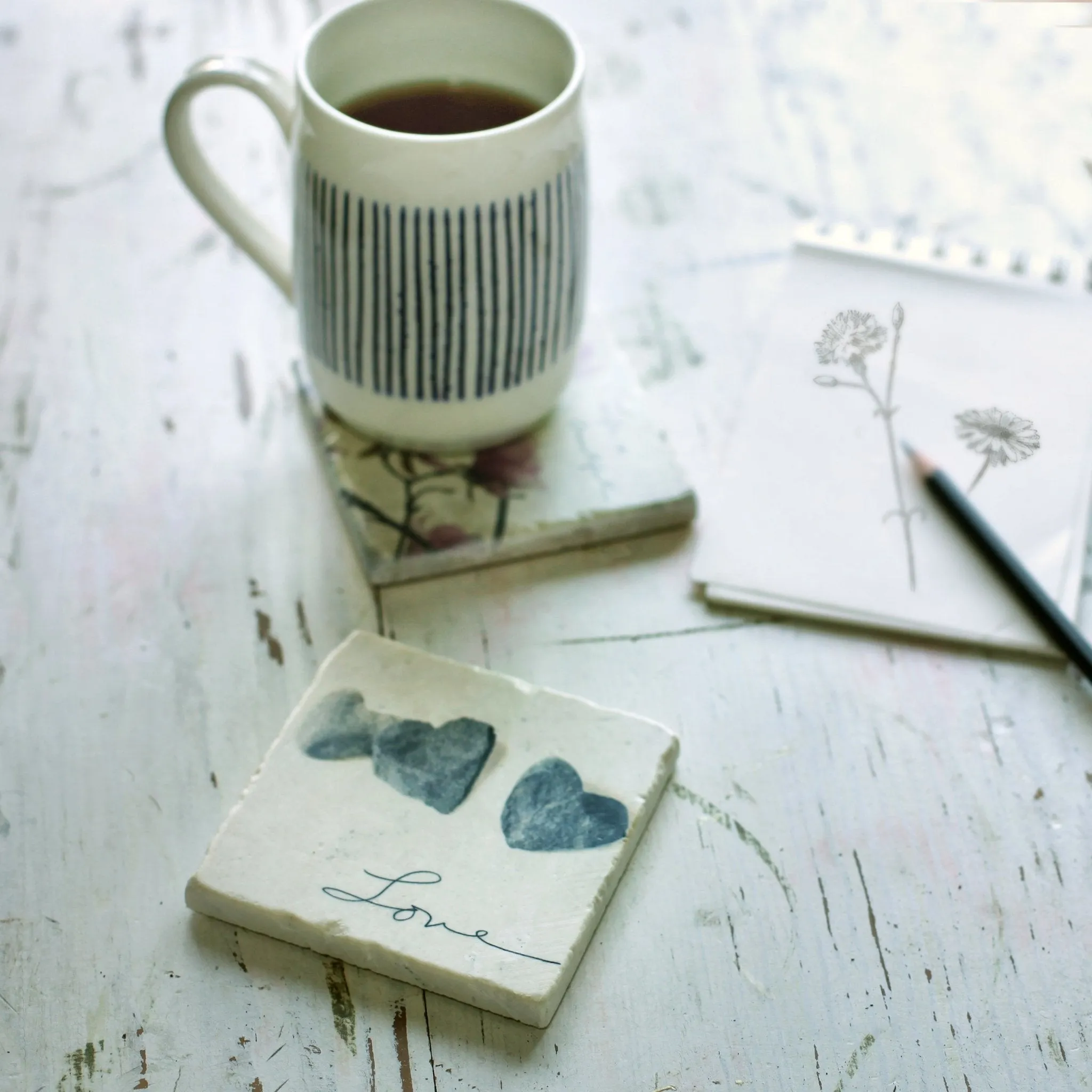 Marble Coasters - Lost & Found - Leisure Cat