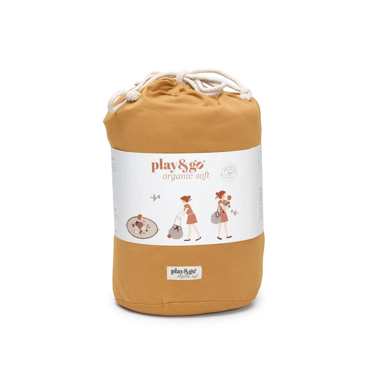 Play and Go - Organic Baby Mat - Mustard Chai Thai