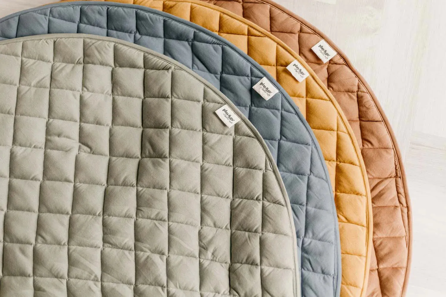 Play and Go - Organic Baby Mat - Mustard Chai Thai