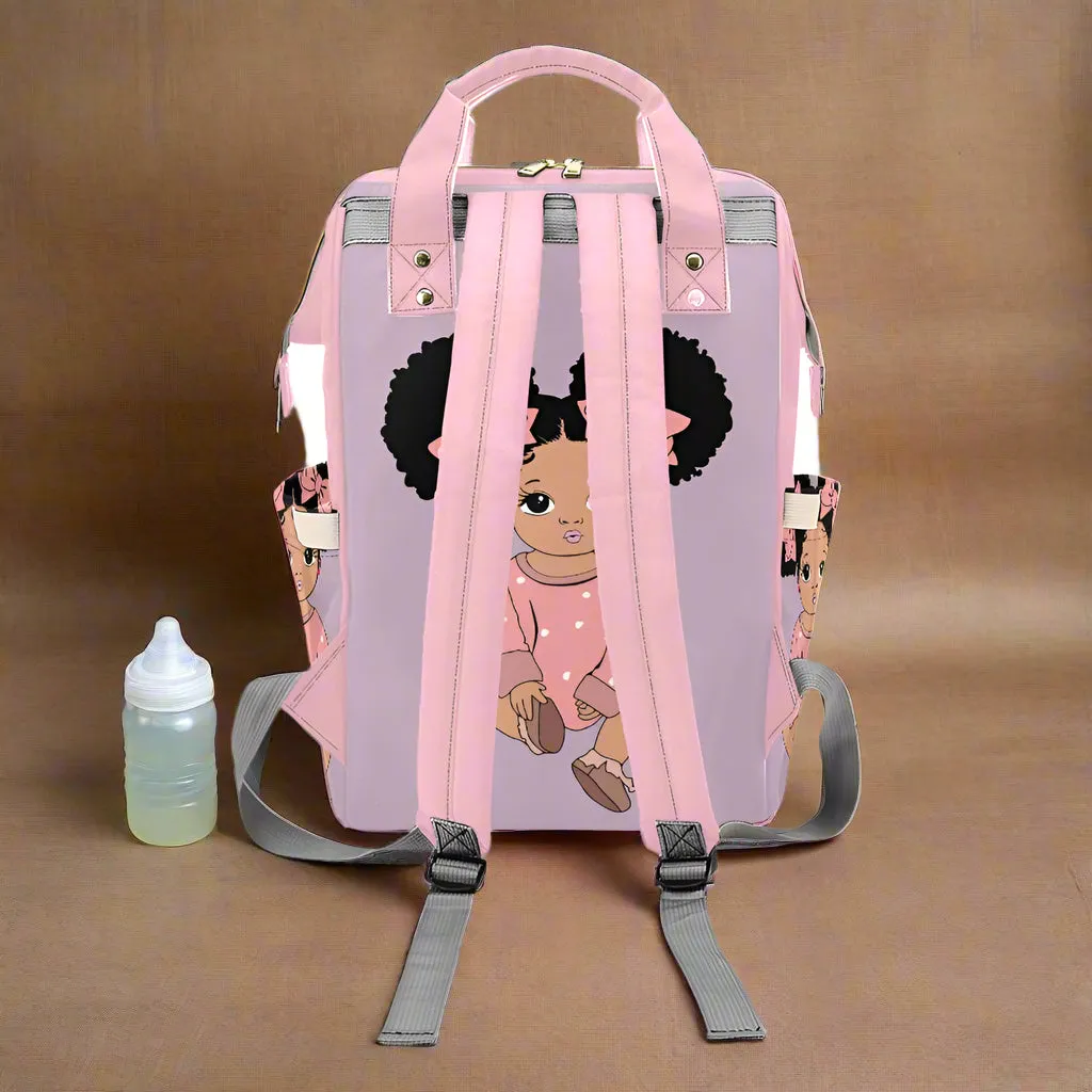 Puff Balls Diaper Bag Multi-Function Diaper Backpack/Diaper Bag (Model 1688)