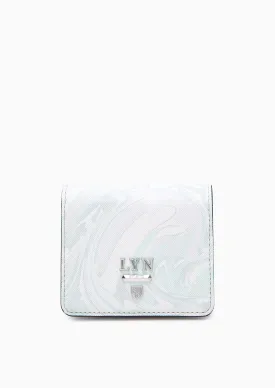 Re-Edit Marble Short Wallet Green