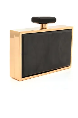 RESIN CLUTCH-BLACK