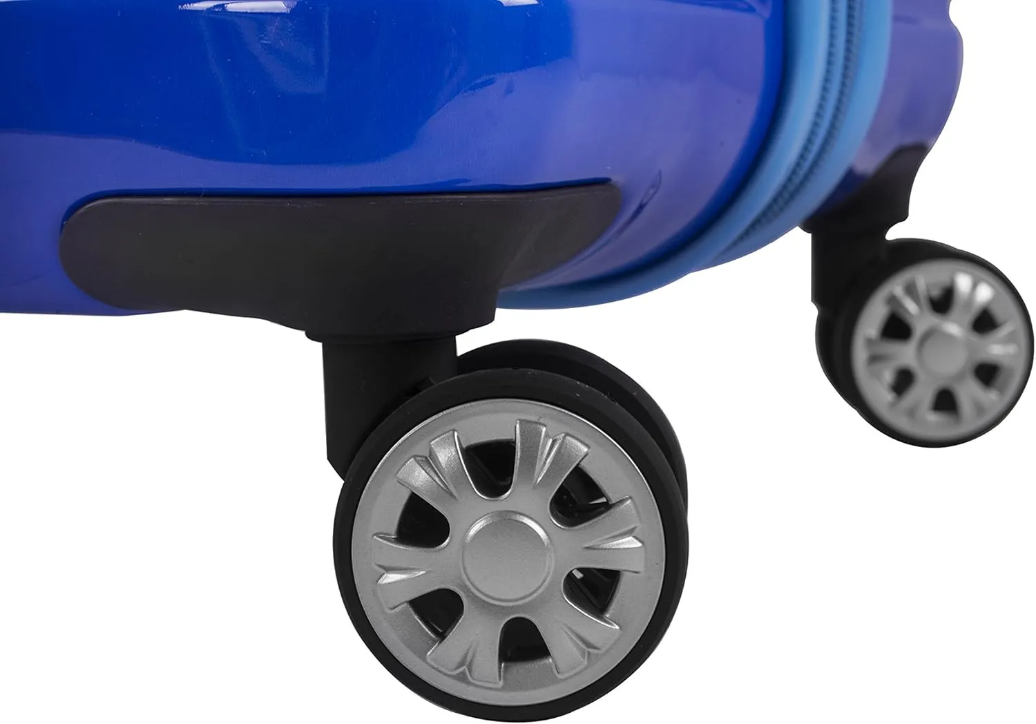 Rockland Melbourne Hardside Expandable Spinner Wheel Luggage, Two tone blue, Carry-On 20-Inch