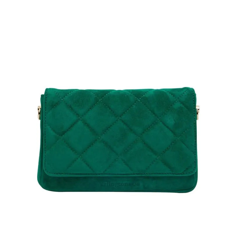 Sarah Crossbody Emerald Suede