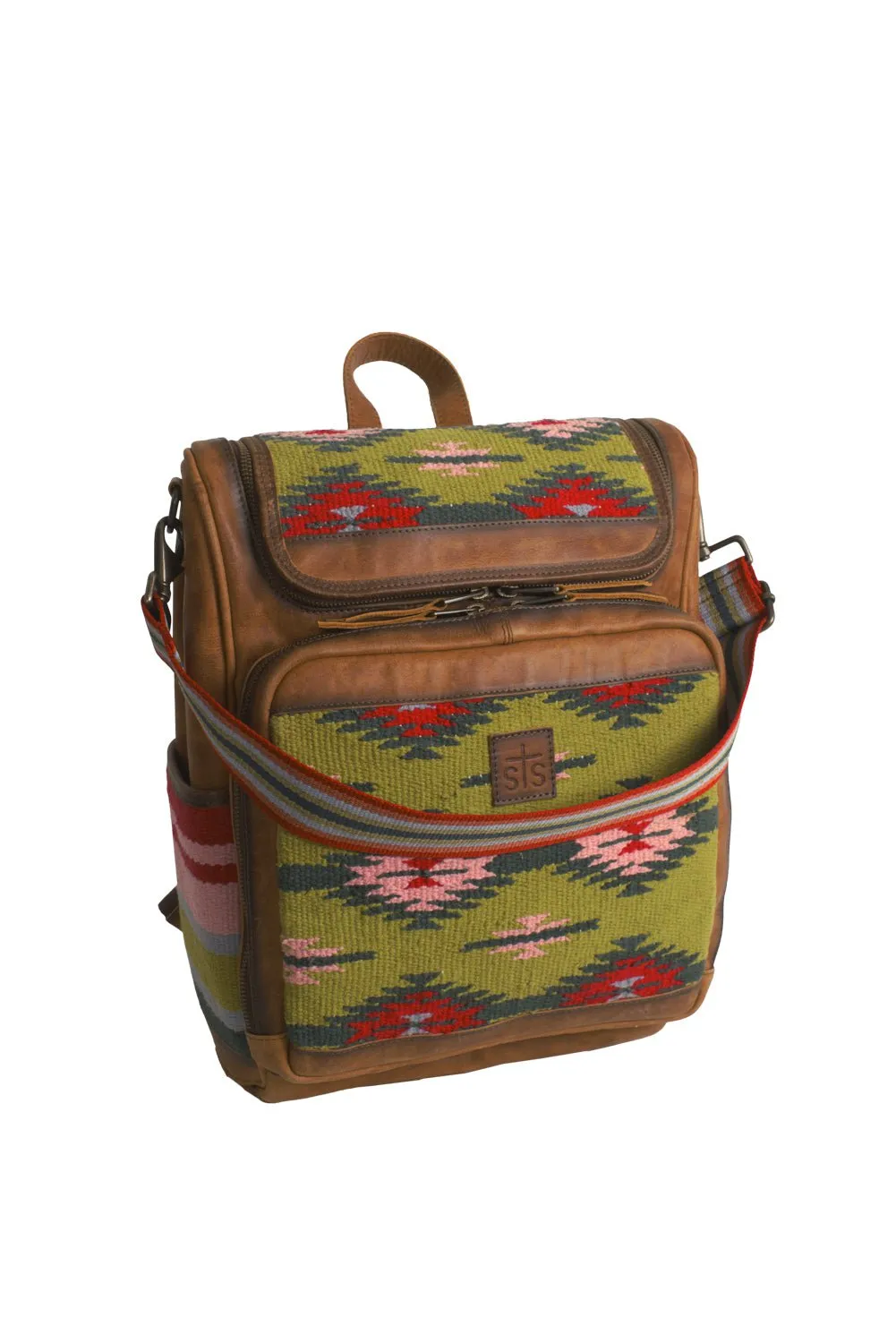 STS Ranchwear Womens Baja Dreams Laini Multi-Color Leather Backpack