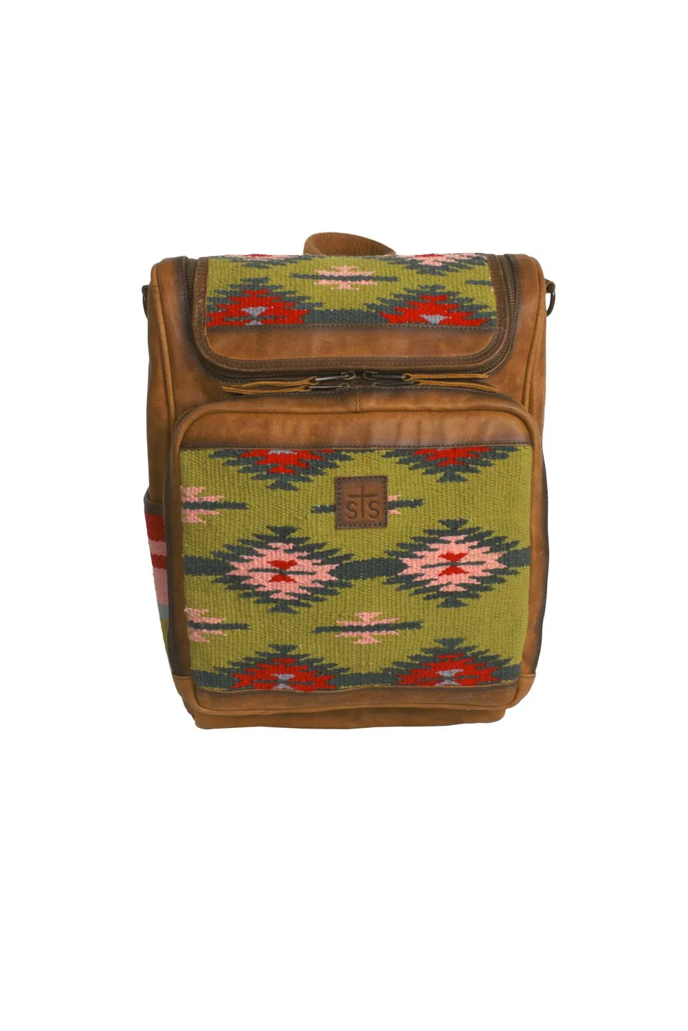 STS Ranchwear Womens Baja Dreams Laini Multi-Color Leather Backpack