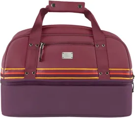 Sun Mountain Mid-Stripe Boston Bag - Port-Brick-Gold