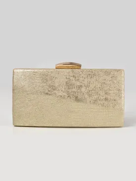 Textured Box Clutch