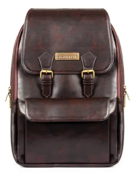 THE CLOWNFISH Hayden 25L Laptop Backpack - Water Resistant | Unisex | 15.6 Inch | Umber Brown