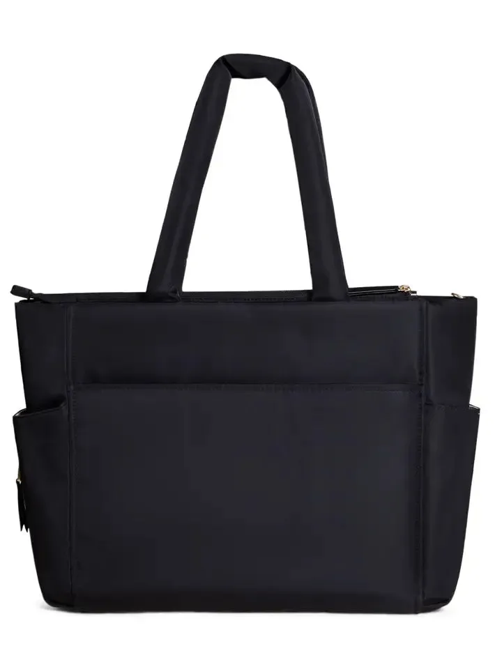 Utility-Strap Tote Black