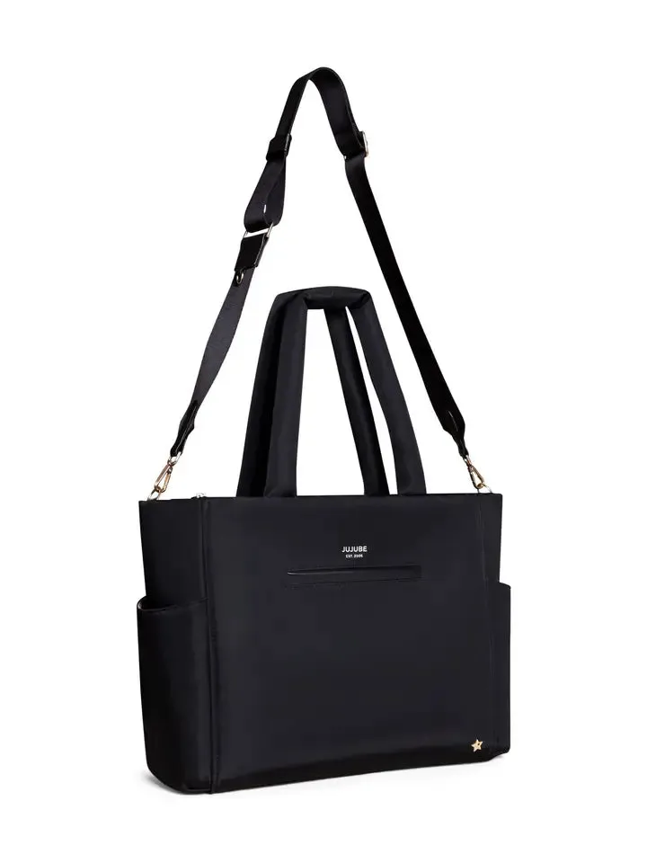 Utility-Strap Tote Black