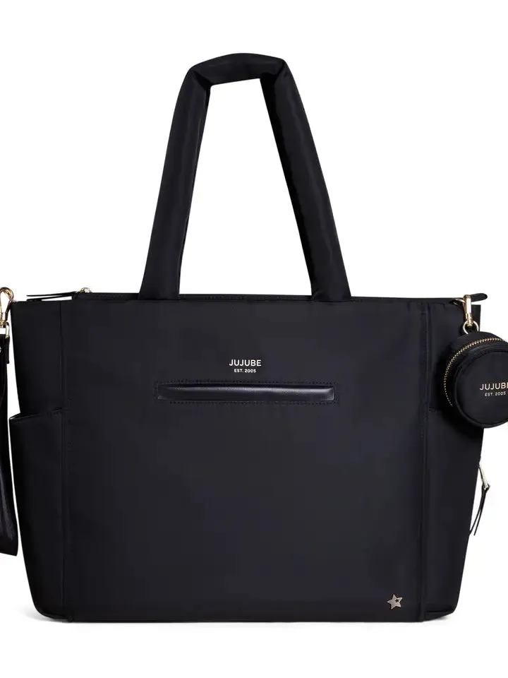 Utility-Strap Tote Black