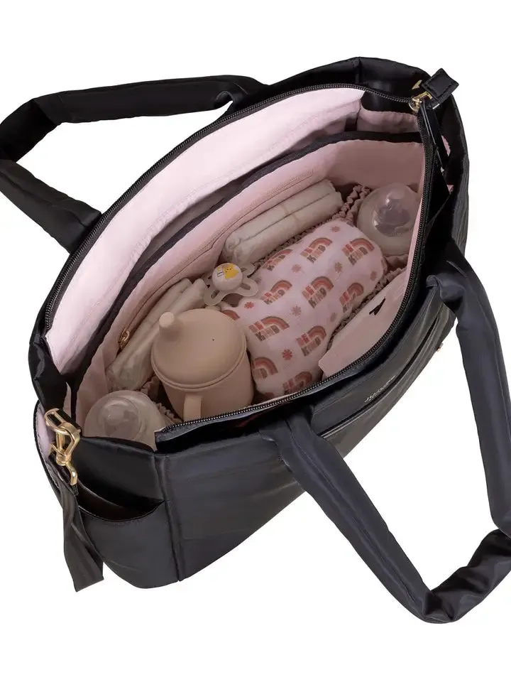 Utility-Strap Tote Black