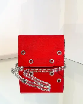 VALENTINO GARAVANI Crystal Embellished Evening Bag