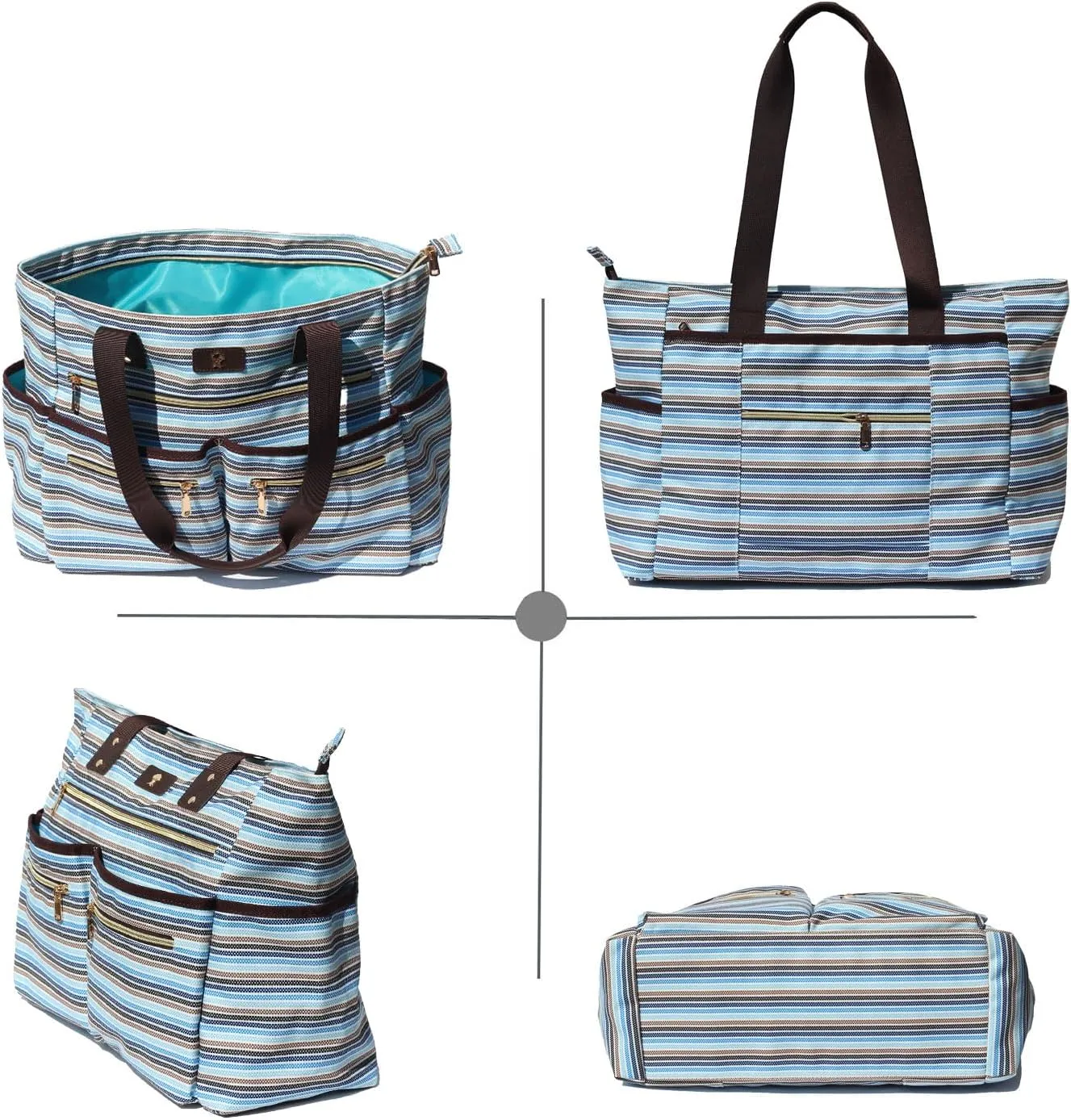 Weekender Bag Carry On Bag Overnight Tote Travel Duffle with 13 Pockets for Travel,WorkGym,Beach,Teacher,Nurse