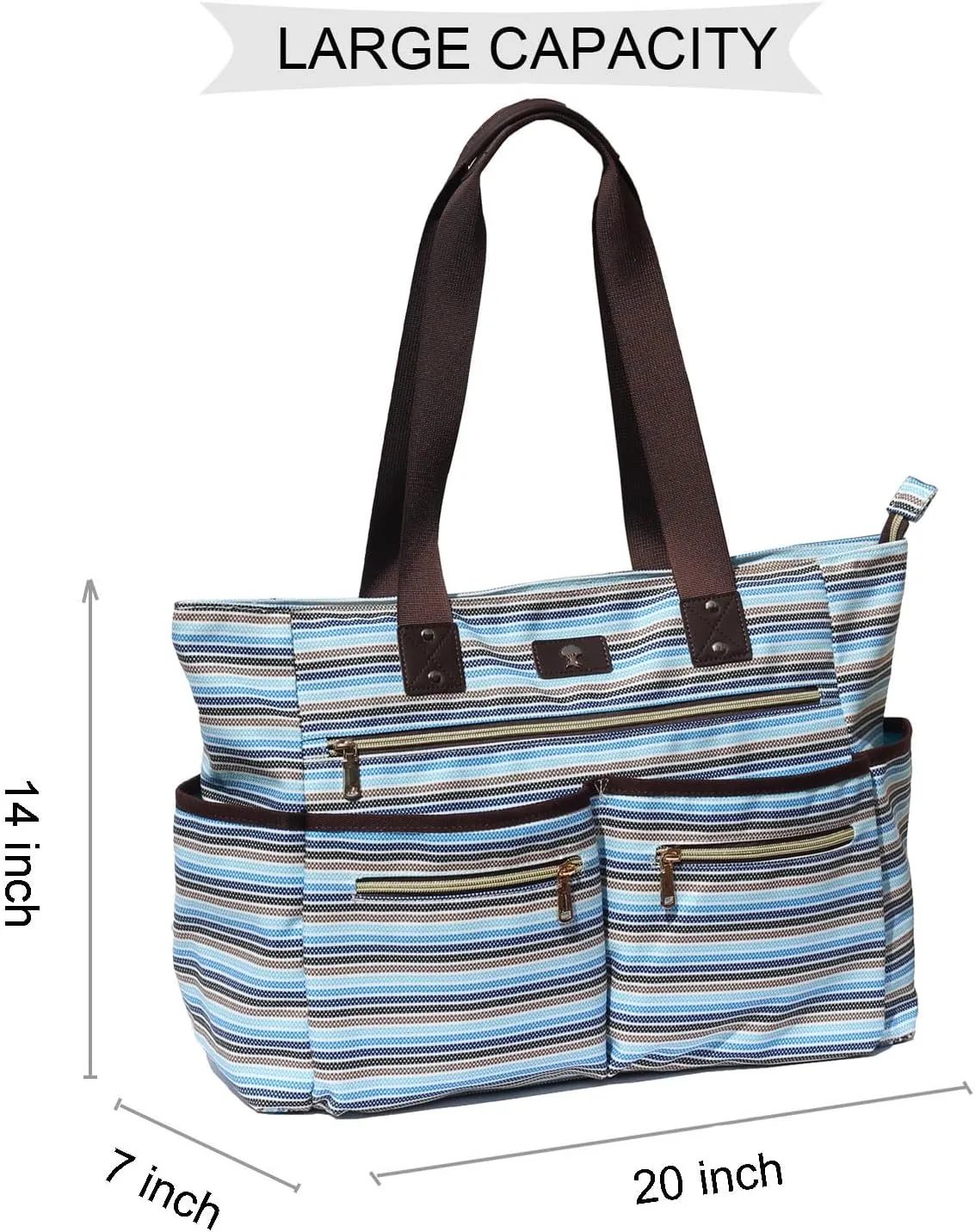 Weekender Bag Carry On Bag Overnight Tote Travel Duffle with 13 Pockets for Travel,WorkGym,Beach,Teacher,Nurse