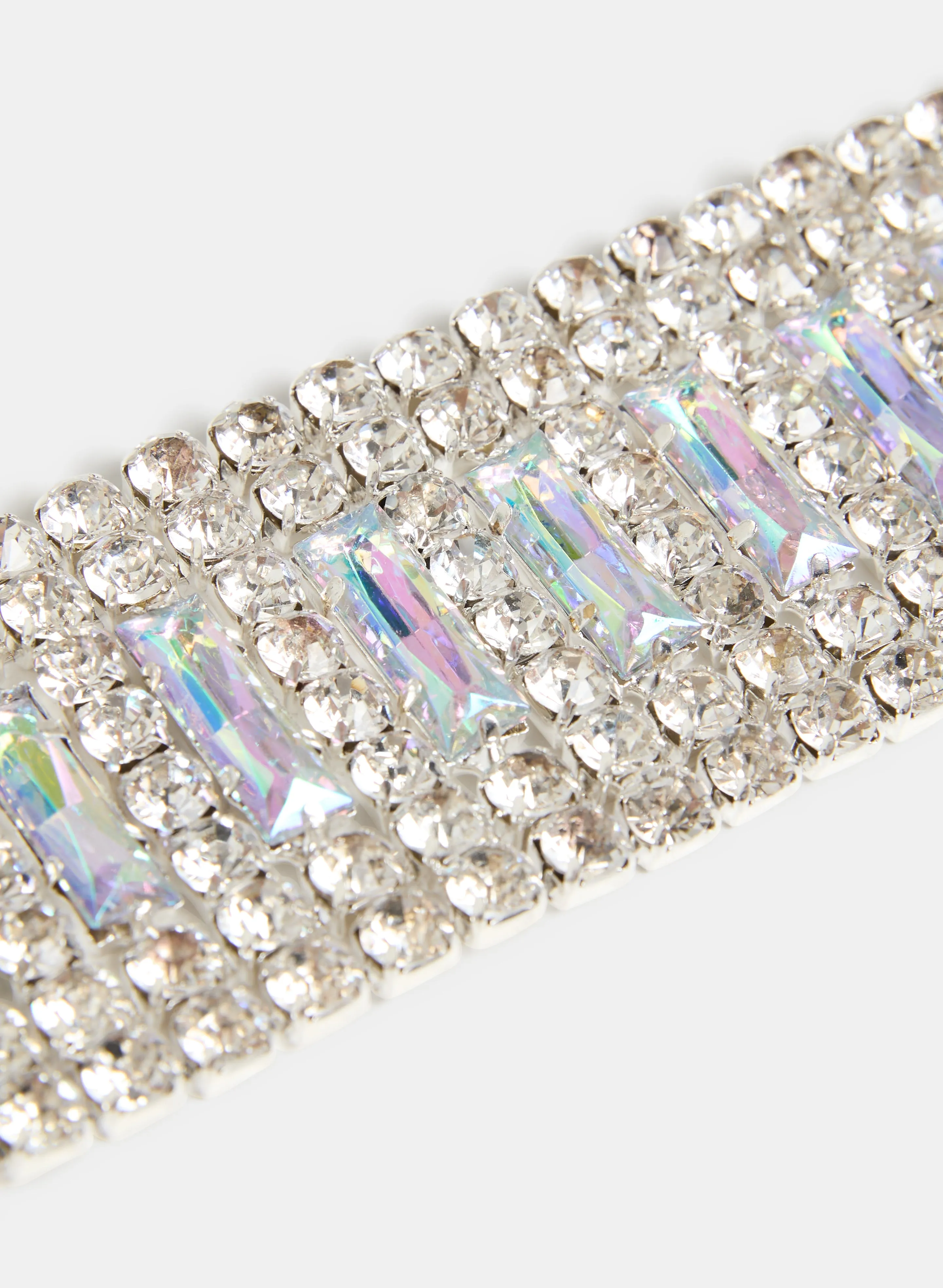 Wide Crystal Bracelet