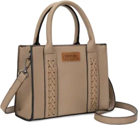 Wrangler Mini Crossbody Purse for Women Cute Small Tote Bag Shoulder Handbag Ladies Top Handle Satchel with Adjustable Strap