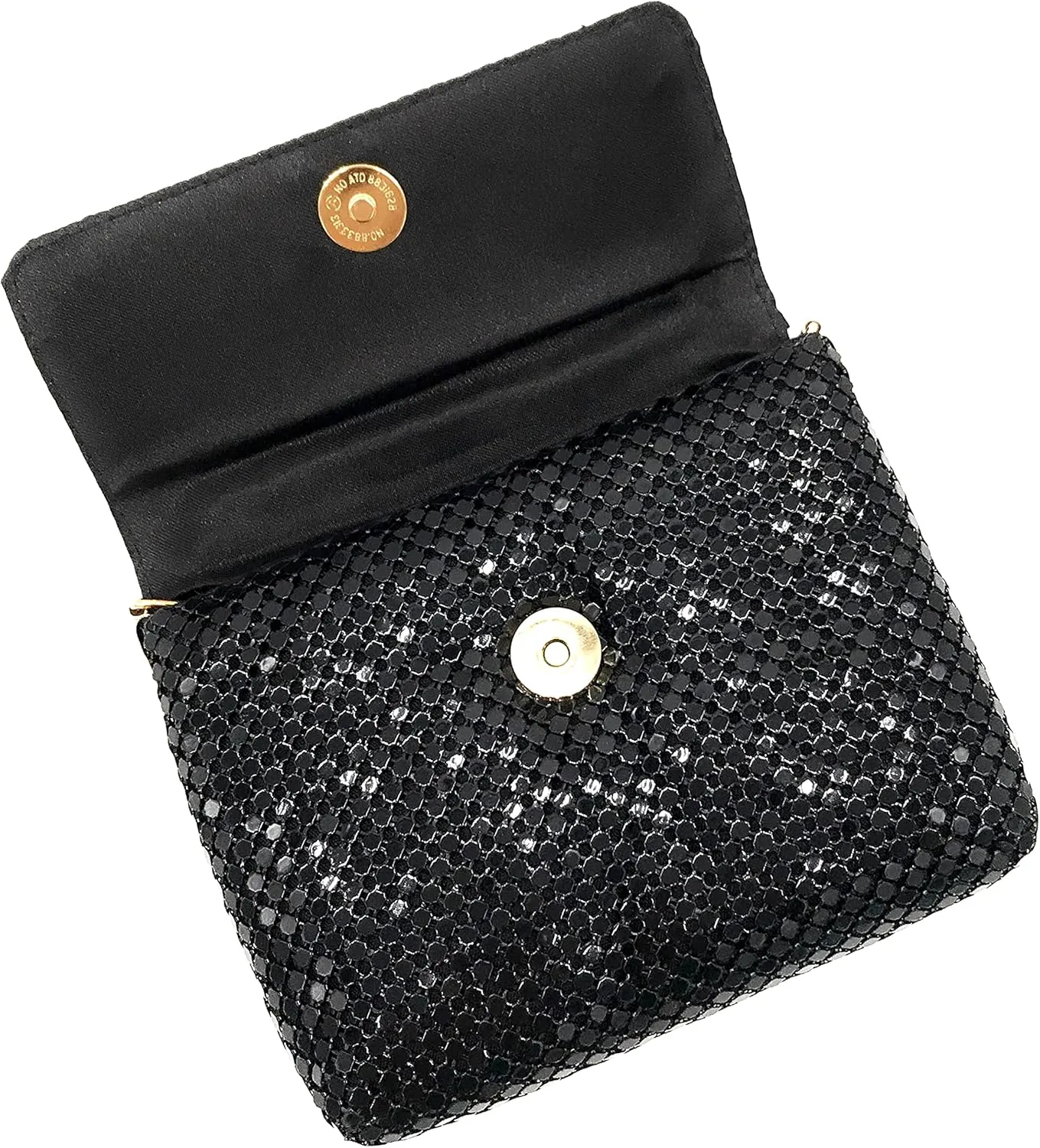 X-Small Women clutch metal mesh evening purse bag for Cocktail Party Prom Wedding Banquet